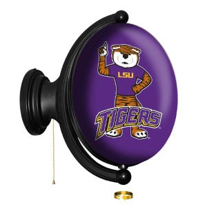 LSU Tigers (Mike the Tiger) --- Original Oval Rotating Lighted Wall Sign