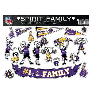 Minnesota Vikings --- Spirit Family Window Decal