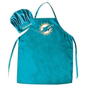 Miami Dolphins --- Apron and Chef Hat