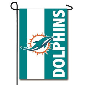 Miami Dolphins --- Embroidered Logo Applique Flag