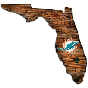 Miami Dolphins --- Roadmap State Sign