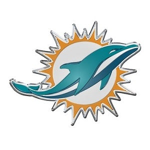 Miami Dolphins --- Team Color Emblem