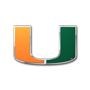 Miami Hurricanes --- Team Color Emblem