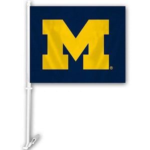Michigan Wolverines --- Car Flag