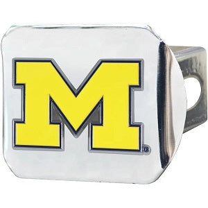 Michigan Wolverines --- Chrome Hitch Cover