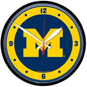 Michigan Wolverines --- Round Wall Clock