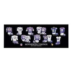 Minnesota Vikings --- Legacy Uniform Plaque