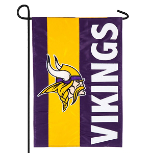 Minnesota Vikings --- Embroidered Logo Applique Flag