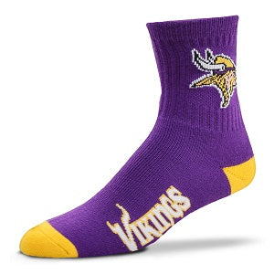 Minnesota Vikings --- Team Color Crew Socks