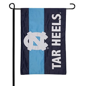 NC Tar Heels --- Embroidered Logo Applique Flag