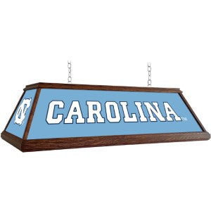 NC Tar Heels (carolina blue) --- Premium Wood Pool Table Light