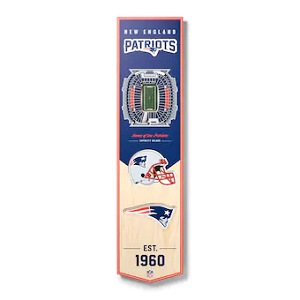 New England Patriots --- 3-D StadiumView Banner - Large