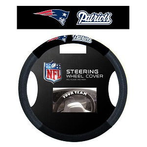 New England Patriots --- Steering Wheel Cover