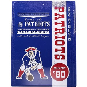 New England Patriots --- Team Tin Sign