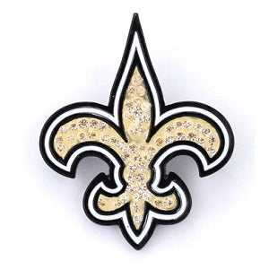 New Orleans Saints --- Crystal Logo Pin