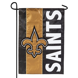 New Orleans Saints --- Embroidered Logo Applique Flag