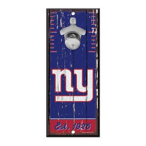 New York Giants --- Bottle Opener Sign