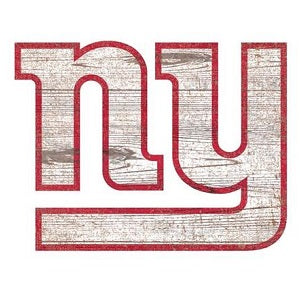 New York Giants --- Distressed Logo Cutout Sign