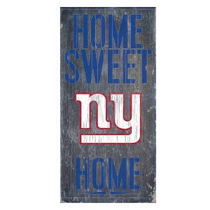New York Giants --- Home Sweet Home Wood Sign