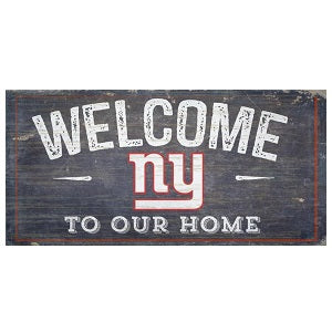 New York Giants --- Welcome to Our Home Sign