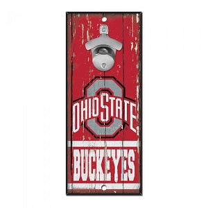 Ohio State Buckeyes --- Bottle Opener Sign