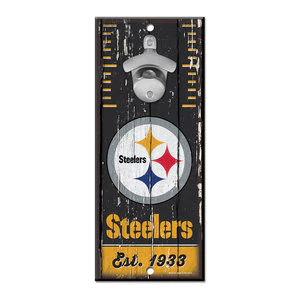 Pittsburgh Steelers --- Bottle Opener Sign
