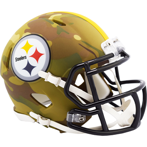 Pittsburgh Steelers --- Camo Mini Helmet