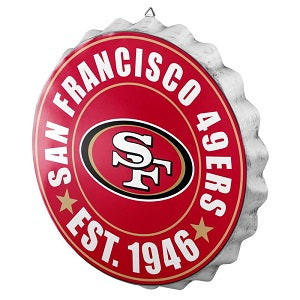 San Francisco 49ers --- Bottle Cap Sign