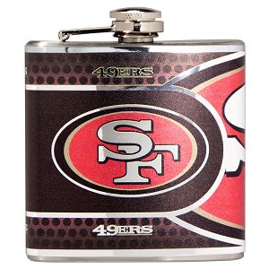 San Francisco 49ers --- Stainless Steel Flask