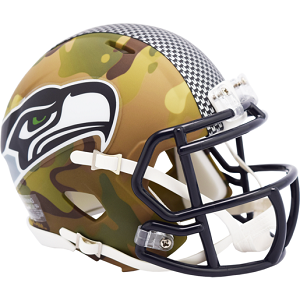Seattle Seahawks --- Camo Mini Helmet