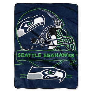 Seattle Seahawks --- Royal Plush Prestige Design Blanket