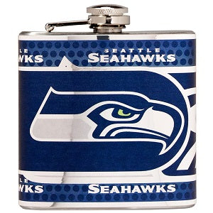 Seattle Seahawks --- Stainless Steel Flask