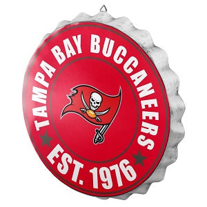 Tampa Bay Buccaneers --- Bottle Cap Sign