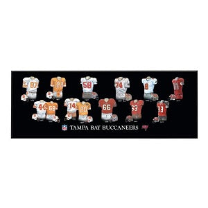 Tampa Bay Buccaneers --- Legacy Uniform Plaque