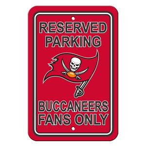 Tampa Bay Buccaneers --- Reserved Parking Sign