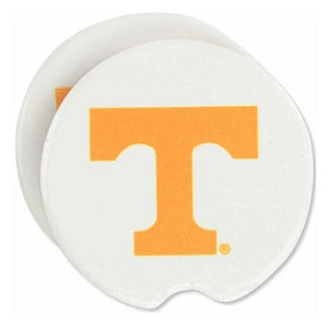 Tennessee Vols --- Ceramic Car Coasters 2-pk
