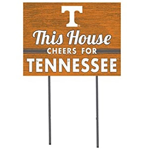 Tennessee Vols --- This House Cheers ... Yard Sign