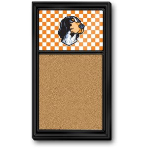 Tennessee Vols (checkerboard) --- Cork Note Board