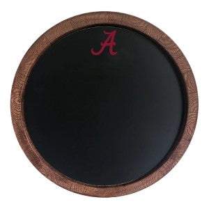 Alabama Crimson Tide --- Chalkboard Faux Barrel Top Sign