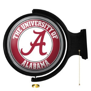 Alabama Crimson Tide --- Original Round Rotating Lighted Wall Sign