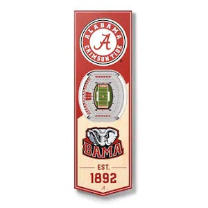 Alabama Crimson Tide --- 3-D StadiumView Banner - Small