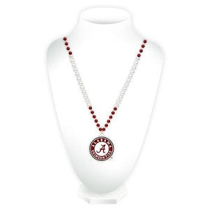 Alabama Crimson Tide ---  Mardi Gras Beads