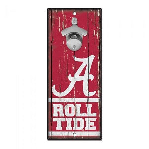 Alabama Crimson Tide --- Bottle Opener Sign