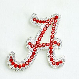 Alabama Crimson Tide --- Crystal Logo Pin