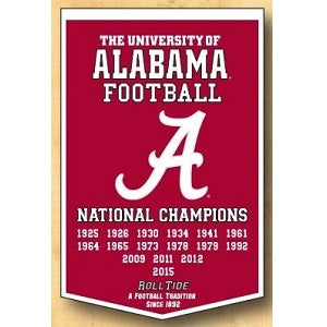 Alabama Crimson Tide --- Dynasty Banner
