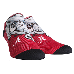 Alabama Crimson Tide --- Mascot Low Cut Socks