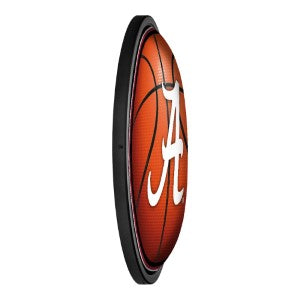 Alabama Crimson Tide (basketball) --- Round Slimline Lighted Wall Sign