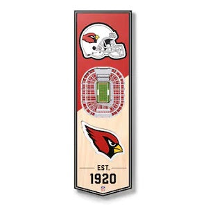 Arizona Cardinals --- 3-D StadiumView Banner - Small