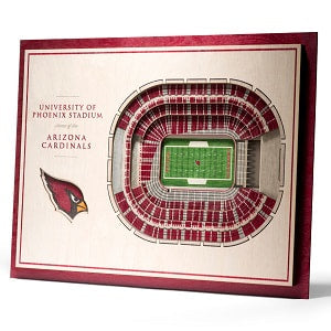 Arizona Cardinals --- 5-Layer StadiumView Wall Art