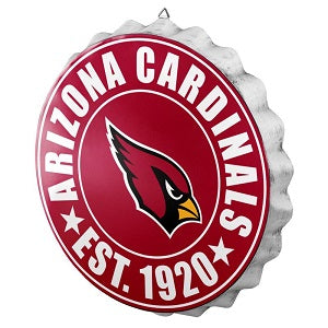 Arizona Cardinals --- Bottle Cap Sign